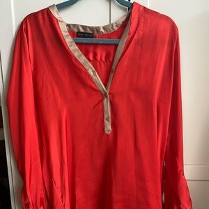 Red blouse/top